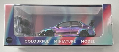 CM COLOURFUL MINIATURE MODEL MITSUBISHI LANCER EVOLUTION IX 1:64