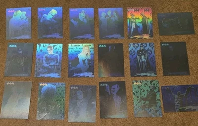 1995 Fleer Batman Forever Hologram Lot Of 18 - Photo 1/4