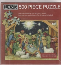 LANG "The Lord Is My Shepherd" 500 Pc Jigsaw Puzzle 24"x18” New In Box LAST Mont