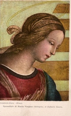 05912 Postcard Milan (MI) Brera-Marriage Maria Vergi