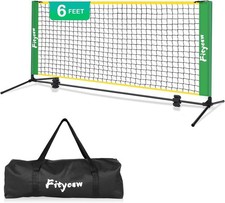 6FT Small Mini Pickleball Net Portable Outdoor Driveway Net Indoor Dink Practice