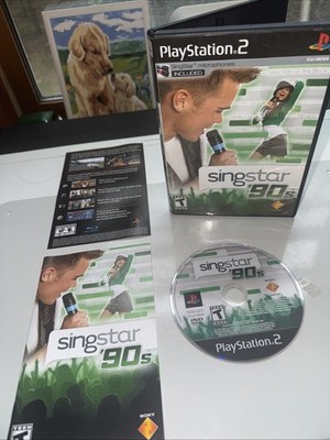 SingStar '90s (Sony PlayStation 2, 2008). Tested. CIB. Very Good Condition
