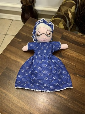 Vintage Little Red Riding Hood Topsy Turvy Doll 2 In 1 Grandma