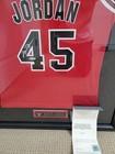 Michael Jordan Signed Framed #45 Chicago Bulls Jersey (UDA COA) — photo 3