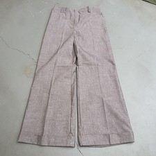 1970s Deadstock SEARS Atomic Fleck Women's Baggy Flare Pants
