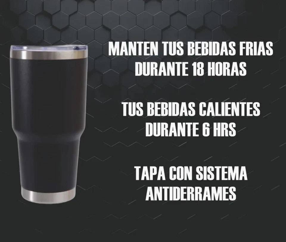 Vaso Cruz Azul 30 oz/Vaso Termico grabado en láser Rojo Acero inoxidable Foto 4 de 4