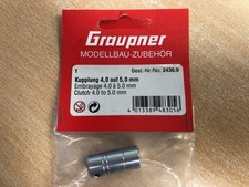 Shaft Coupling 4mm to 5mm Shaft (1) Graupner RC Motor Model Boat 2436.9