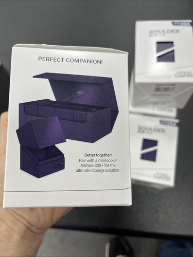 Ultimate Guard Purple Boulder 100+ Solid Deck Case NEU Karten Aufbewahrungsbox CCG TCG - Bild 4 von 6