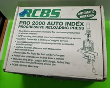 RCBS Pro 2000 Auto Indexing Press-(88882)-complete-NOS-RARE