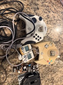 2 Sega Dreamcast Console with Controller and Accessories