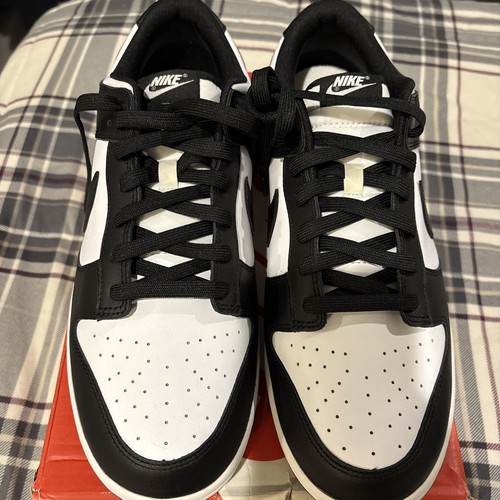 New Nike Dunk Low Retro White Black Panda (Size 12) Men's Shoes - Picture 3 of 6
