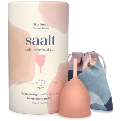 Soft Menstrual Cup - Leak-Free Protection, Desert Blush
