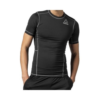 Tshirts Ausbildung Herren Reebok Workout Ready SS Compression AP5697 Schwarz
