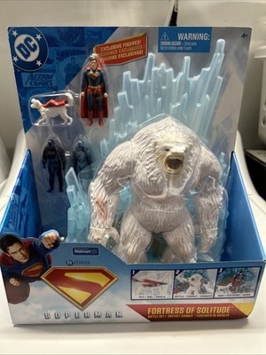DC Comics Superman Fortress of Solitude Battle Playset Yeti Action Figures Set