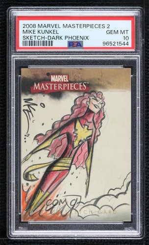 Mike Kunkel Marvel 2008 Masterpieces Sketch card