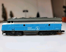 N Scale Great Northern 366 F-7 Locomotive Big Sky Blue Bachmann RARE TESTED