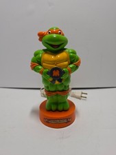 Vintage Michaelangelo TMNT Teenage Mutant Ninja Turtles Lamp Light 8" 1990