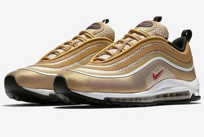 Nike Air Max 97 UL 17 Plus 918356 700 gold weiß rot metallic 46 12 11 OVP NEU