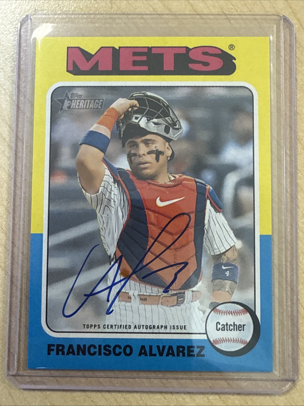 2024 Topps Heritage High Number - Real One Autographs Francisco Alvarez #ROA-FA