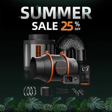 Spider Farmer 4"6" Inline Fan Ventilation Combo w/GGS Controller Kits,APPControl