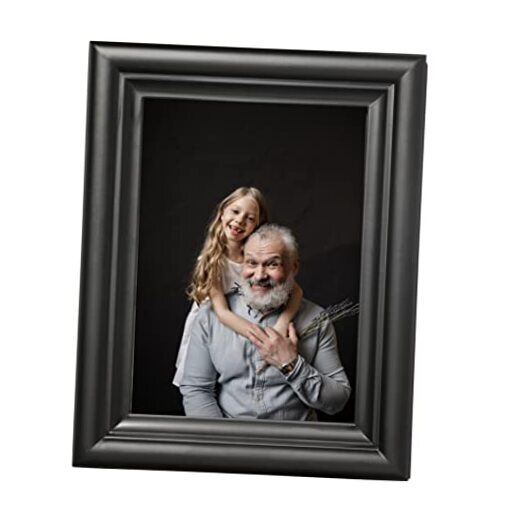8x10 Picture Frames – Solid Wood with High Definition Glass, Perfect for Black-image