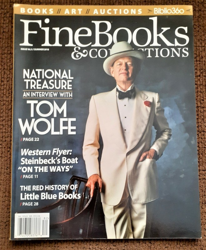 Fine Books & Collections Magazine Summer 2018 Tom Wolfe - Little Blue Books Barr