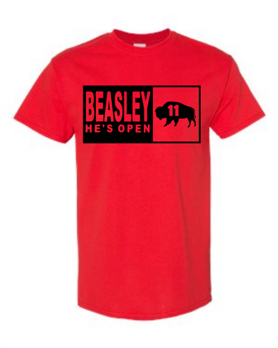 Cole Beasley Always Open Buffalo Cool Football Fan T Shirt No. 11 - Picture 8 of 14