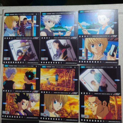 Hunter x Hunter Carddass Masters OP/ED all 9 discs Kuroro Kurapika