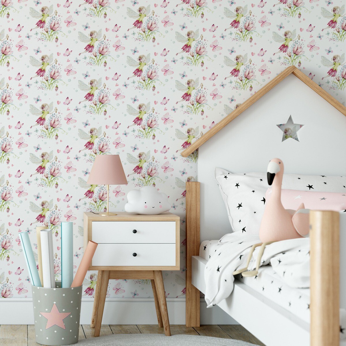 Rosa Dahlie Blume Fototapete Blumen Tapete Mädchen Schlafzimmer Foto