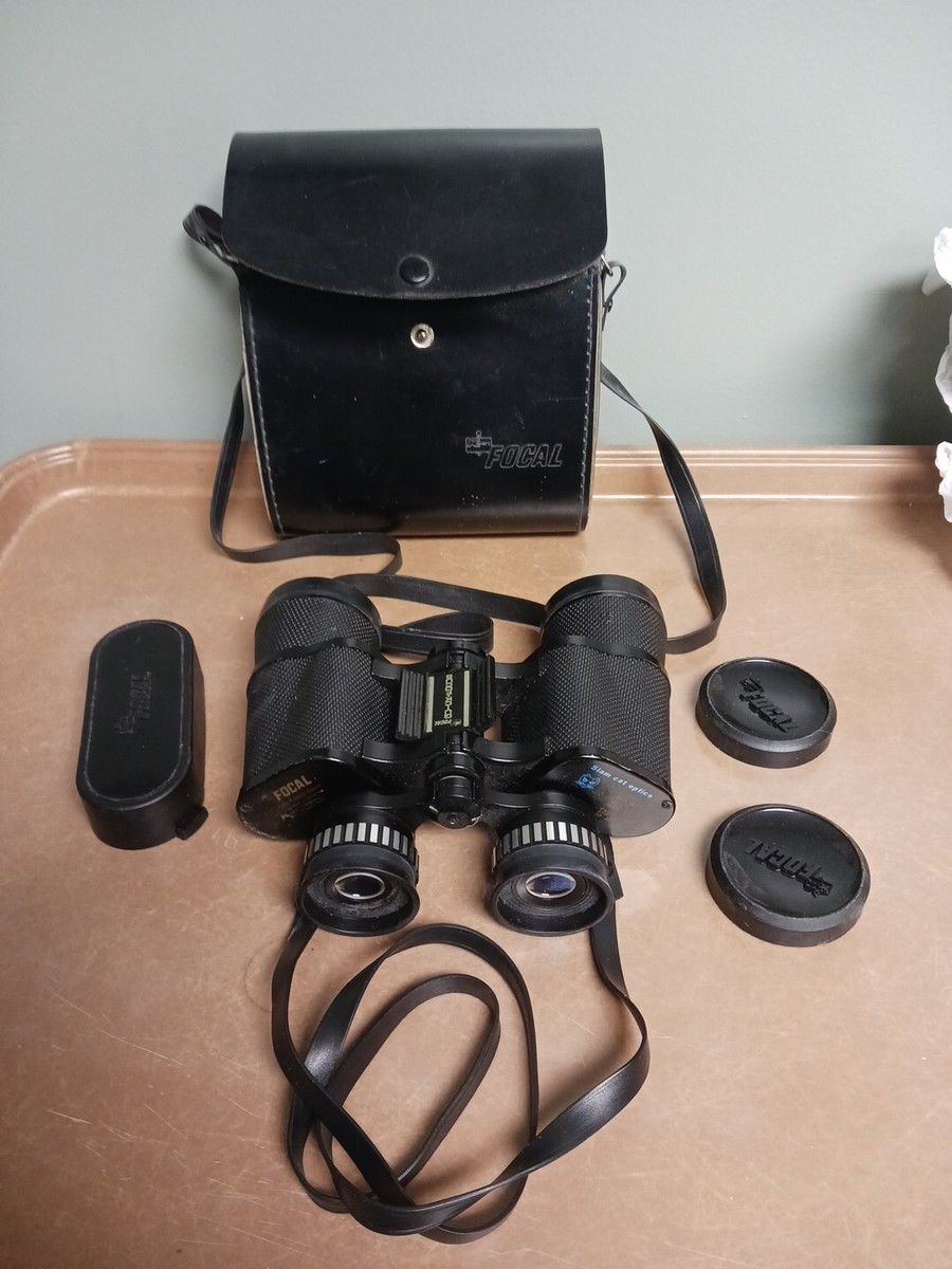 Vintage Focal Binoculars 10 x 50 Siam Cat Optics Case K-Mart