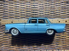 VTG Bandai Mercedes Benz 220 Tin Friction Toy Car - MIJ