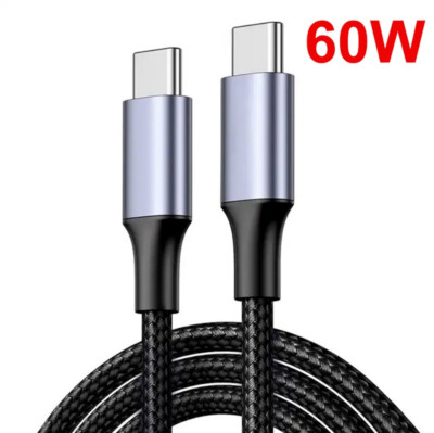 USB C -C Ladekabel 0,3m, 0,5m, 1m, 2m 60W Schnellladekabel Samsung Xiaomi Huawei