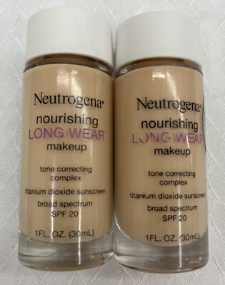 2xNeutrogena Nourishing Long Wear Makeup #10 Classic Ivory Sku8