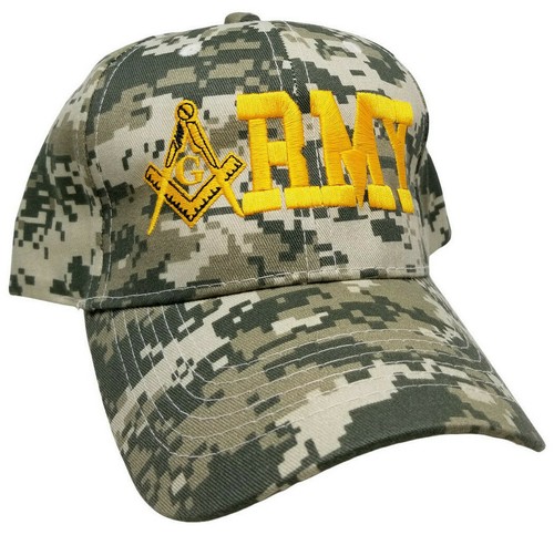 Gorra de béisbol Mason ARMY masones camuflaje sombrero masónico masones, brújula y cuadrado - Imagen 6 de 6