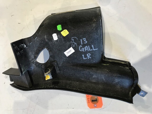 13 LAMBORGHINI GALLARDO LP560 OEM LEFT REAR BLACK LEATHER INTERIOR TRIM PANEL