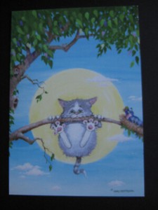 UNSIGNED 2008 vintage greeting card By Gary Patterson MISS YOU No Fun Without U