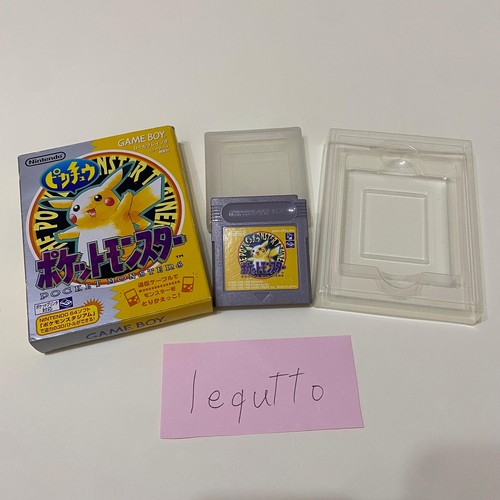 (Kostenloser Versand) Pokemon Gelb Game Boy Japanisch Ver., Gebraucht