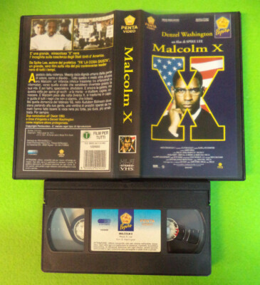 VHS Film MALCOLM X 1993 Denzel Washington Spike Lee PENTA VIDEO (F210) no dvd