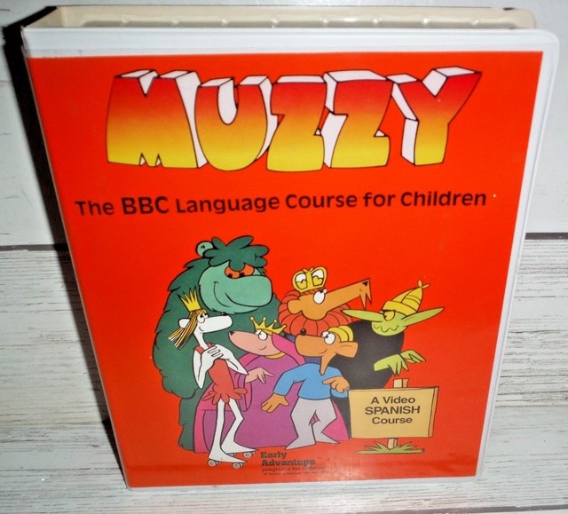 Muzzy A Video Spanish Course BBC Early Advantage Language VHS Book Tape Vtg 1988 eBay