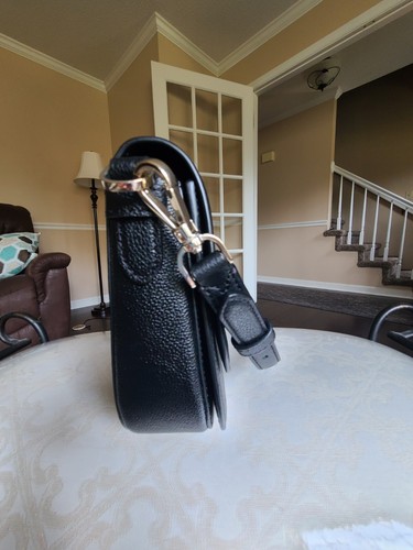 kate spade new york Blake Leather Saddle Bag, Black Leather, NWOT - Picture 3 of 8