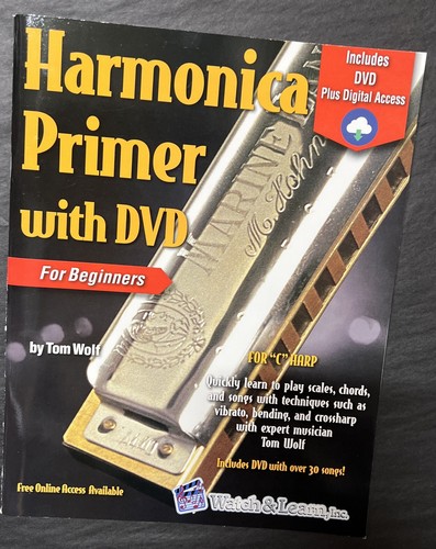 Watch & Learn Harmonica Primer With DVD For Beginners - Afbeelding 1 van 4