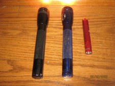 Lot of 3 Flashlights (2) Maglite (1) Brinkman...
