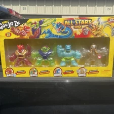 Heros of Goo Jit Zu All Stars 4 Pack Blazagon Rock Jaw Tyro Smashadon New