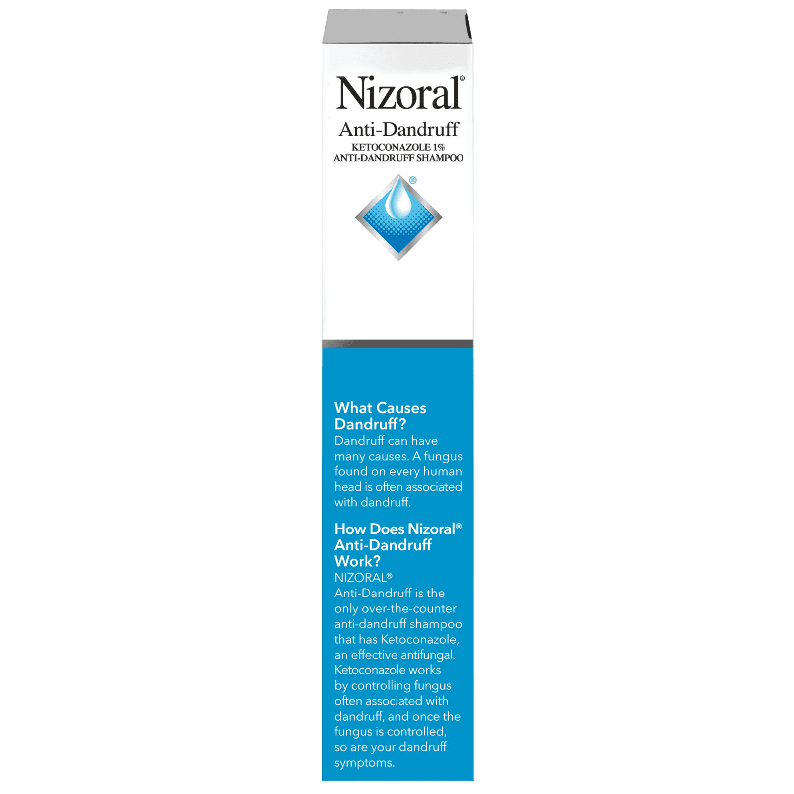 Nizoral A-D Anti-Dandruff Shampoo, 7 fl oz, Leaves Hair Soft, Smelling Fresh