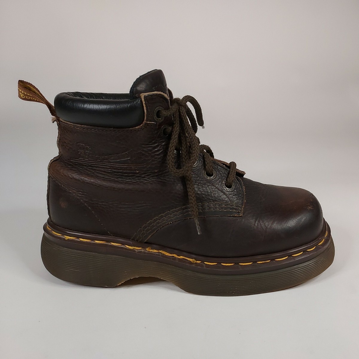 Dr Martens Oiled Leather 6 Hole Brown Boots Size 6 Men's | eBay Dr Martens Oiled Leather 6 Hole Brown Boots Size 6 Men's | eBay