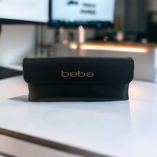 Bebe Sunglass Eyeglasses Case Black Woman's