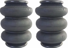 airmaxxx 2600 Triple Bellow Air Bags Pair 1/2"NPT Port Air Ride Suspension