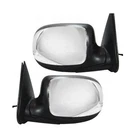 Chrome Manual Mirrors Set of 2 Pair For 1999-06 Chevy Silverado GMC Sierra 1500