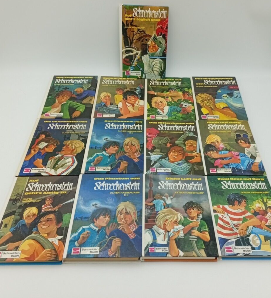 13 Bücher Sammlung BURG SCHRECKENSTEIN - Büchersammlung Konvolut