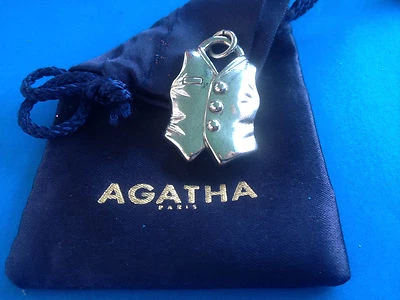 Pendentif Corset Masculin par AGATHA Paris / French Pendant - Photo 1/2